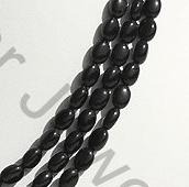 Black Tourmaline Oval Plain