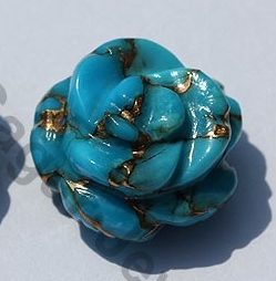 Turquoise Gemstone Half Drilled Gemstones