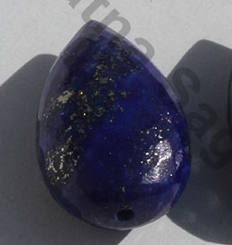Lapis Half Drilled Gemstones