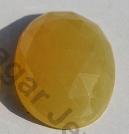 Yellow Opal Rose Cut Cabochon