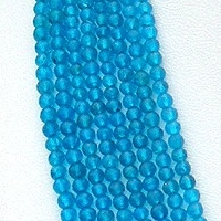 Apatite Gemstone Beads  Faceted Rounds