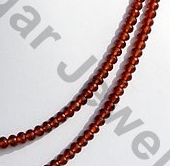 Spessartite Gemstone Faceted Rondelle