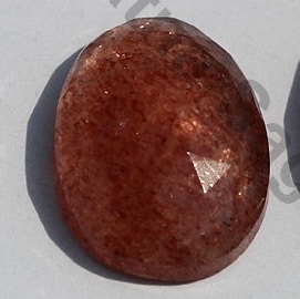 Strawberry Quartz Rose Cut Cabochon