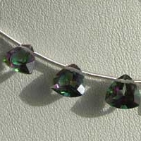 Mystic Topaz Beads  Trilliant