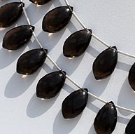Smoky Quartz Gemstone Dolphin Shape Beads