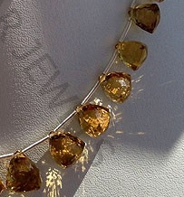 Beer Quartz Faceted Chestnut 