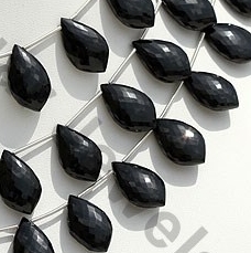 Black Tourmaline Dolphin Briolette