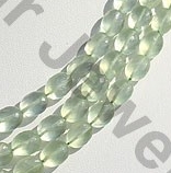 Prehnite Gemstone Oval Faceted