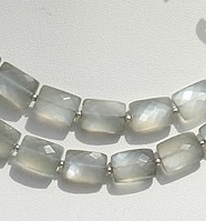 Grey Moonstone Rectangle Shape
