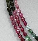 16 inch strand Tourmaline Gemstone Beads  Faceted Nuggets
