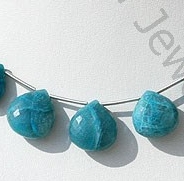 Chrysocolla Heart Briolette