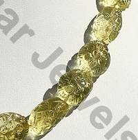 Lemon Quartz Carved Nugget