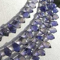 aaa Iolite Gemstone Beads  Chandelier Briolette