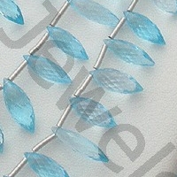Blue Topaz Gemstone  Dew Drops