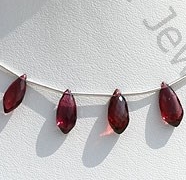 Rhodolite Garnet Dolphin Shape Beads