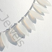 White Moonstone Dew Drop Briolette