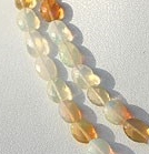 16 inch strand Ethiopian Opal Faceted Oval