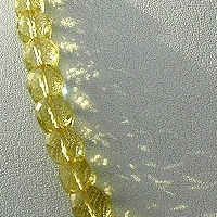 Lemon Quartz  Faceted Cube