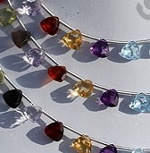 Semi Precious Gemstone Trilliant Cut