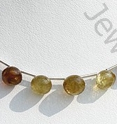 Grossular Garnet Onion Shape Beads