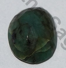 Emerald Gemstone Rose Cut Cabochon