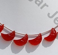 wholesale Carnelian Gemstone  Moon Shape