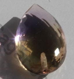 Ametrine Half drilled Gemstone