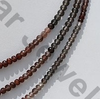 Cat's Eye Scapolite Faceted Rondelles