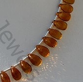 Citrine Gemstone  Tear Drops Briolette