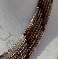 Brown Zircon Gemstone Faceted Rounds