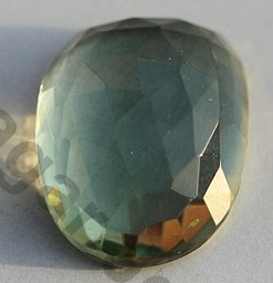 Green Amethyst Rose Cut Cabochon