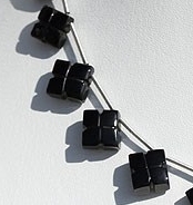 Black spinel Clove Beads