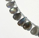 Labradorite Gemstone Tear Drops Briolette