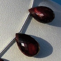 Mookaite Jasper Flat Pear Briolette