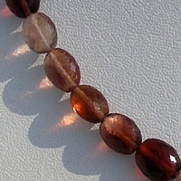 Fluorite Gemstone Beads  Oval Faceted