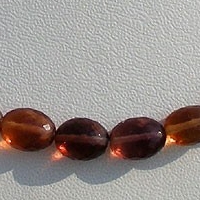 Fluorite Gemstone Beads  Oval Faceted