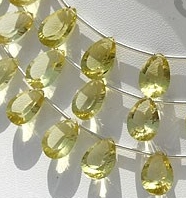 Lemon Quartz  Concave Cut Pan