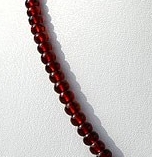 Garnet Gemstone Plain Beads