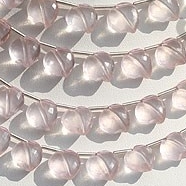 Rose Quartz Chubby Heart Briolette