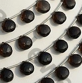 Garnet Gemstone  Heart Briolette