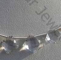 Crystal Gemstone Cushion Beads