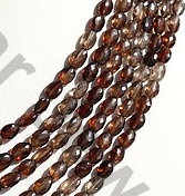 Brown Zircon Gemstone Oval Faceted