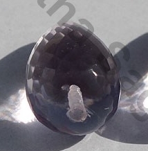 Pink Amethyst Half Drilled Gemstones