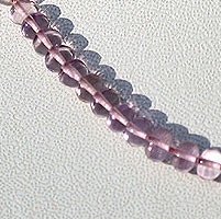 Pink Amethyst  Plain Beads