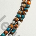 Turquoise Gemstone Faceted Round
