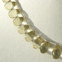 Scapolite Gemstone Tear Drops Briolette