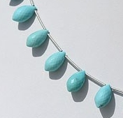 Sleeping Beauty Turquoise Chandelier Briolette