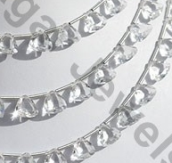 Crystal Gemstone Trilliant Cut
