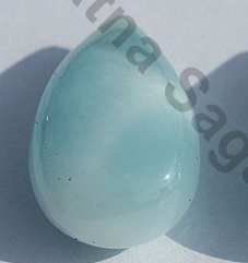 Larimar Half Drilled Gemstones