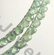 Green Kyanite Heart Briolette